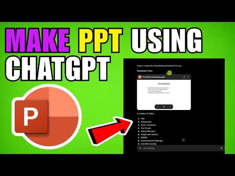 How To Make A PowerPoint Presentation Using ChatGPT In PowerPoint (2026) (Beginners Guide)