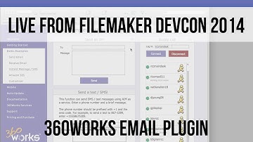 Sending HTML emails and SMS messages from FileMaker: 360Works Email Plugin