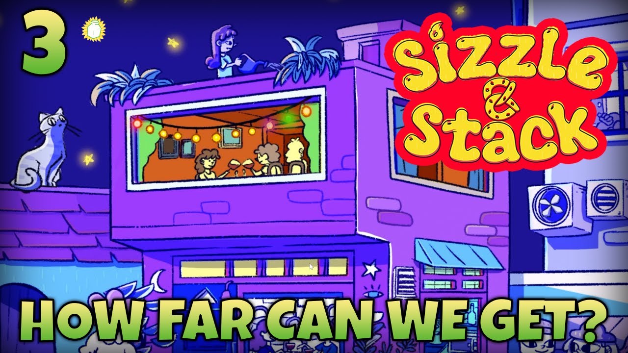 THIS GAME IS THE PERFECT STRESS RELIEVER... RIGHT?? | Sizzle & Stack