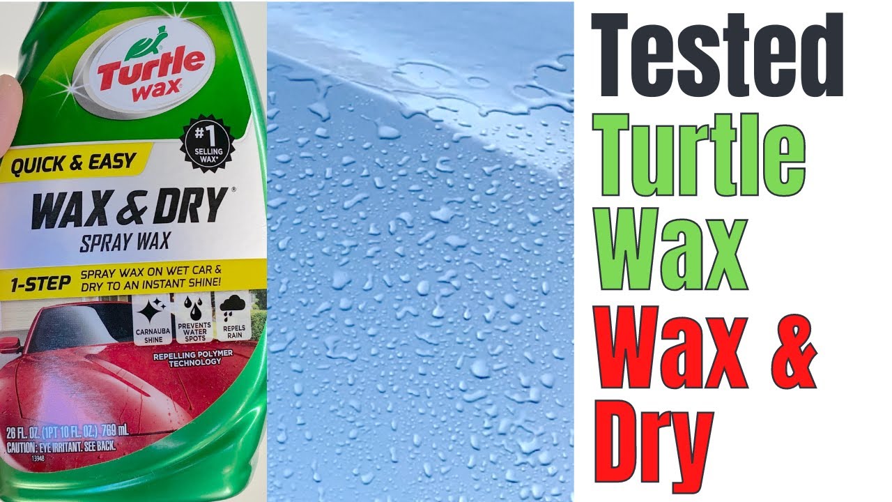  Turtle Wax T-9 1-Step Wax & Dry - 26 oz. : Automotive