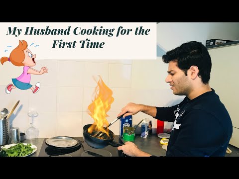 Indian Husband Cooking For the First time | Husband Cooking Challenge | Husband Cooks for Wife