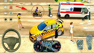 Taxi Sim 2020 - part7- Driving a taxi And load the passengers from the city- Android & ios gameplay