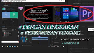 Cara membuat video lingkaran animasi,Editing di Software Adobe premiere pro CS6/cc. screenshot 4