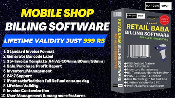 Mobile Shop Billing Software Lifetime Validity @999 #gstbillingsoftware #billingsoftware #mobileshop