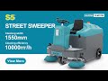 Ride-On Road Sweeper | Powerful Street Cleaning Machine in Action#RoadSweeper #CleaningMachine