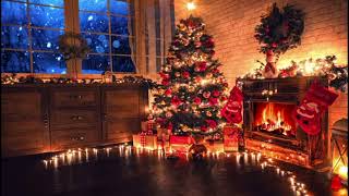 Рождество и Новый год 2022 .Christmas and New Year 2022 - Christmas music by the fireplace.