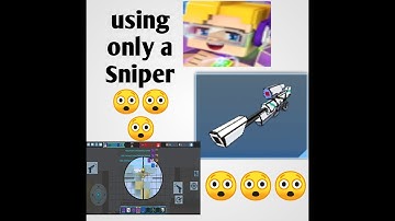 I played Build & Shoot using only a Sniper😲😲😲