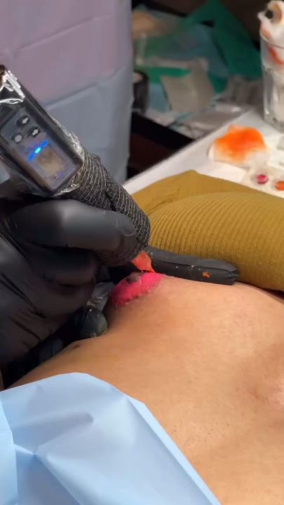'Permanent Nipple Tattooing: Color & Perfection in Mumbai | Instant Results!' #shorts