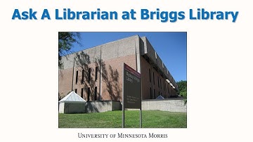 Ask a Librarian Services