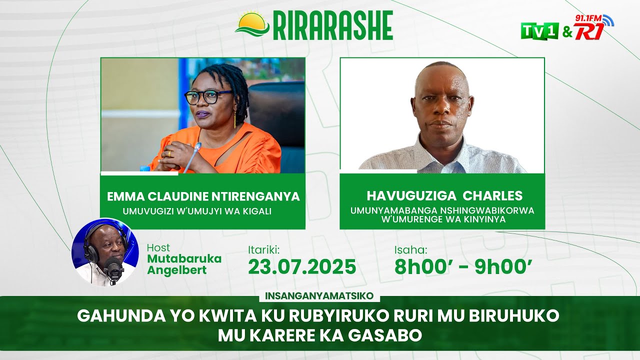 RIRARASHE - GAHUNDA YO KWITA KU RUBYIRUKO RURI MU BIRUHUKO MU KARERE KA ...
