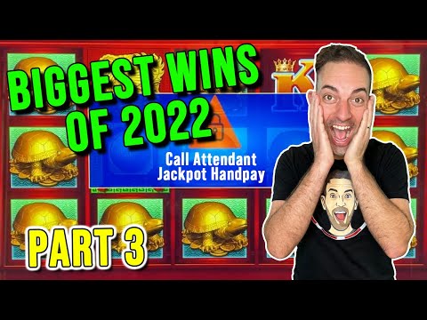 💸 BIGGEST WINS of 2022 Part 3 🎰 Huge Handpays 🤑 Big Bonuses!