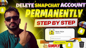 How to Delete Snapchat Account 2024 | Snapchat Account Delete kaise kare Permanently | Taha Tech