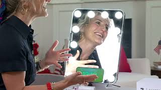 Sharper Image SpaStudio Hollywood Vanity Mirror with Fans on QVC screenshot 5