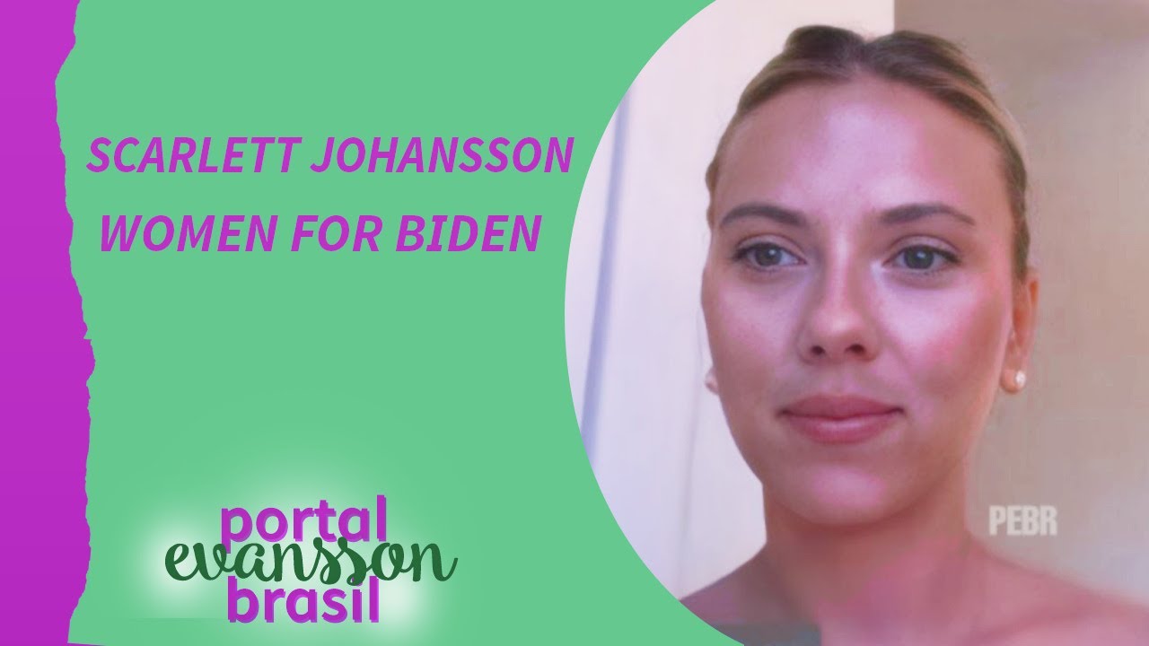 Scarlett Johansson Women For Biden Youtube