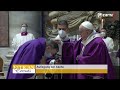 Misa Miercoles de Ceniza 2021 Papa Francisco Basilica de San Pedro Imposision de Ceniza