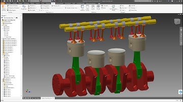 INVENTOR 2017 - ASSEMBLY ENGINE - SIMULATION