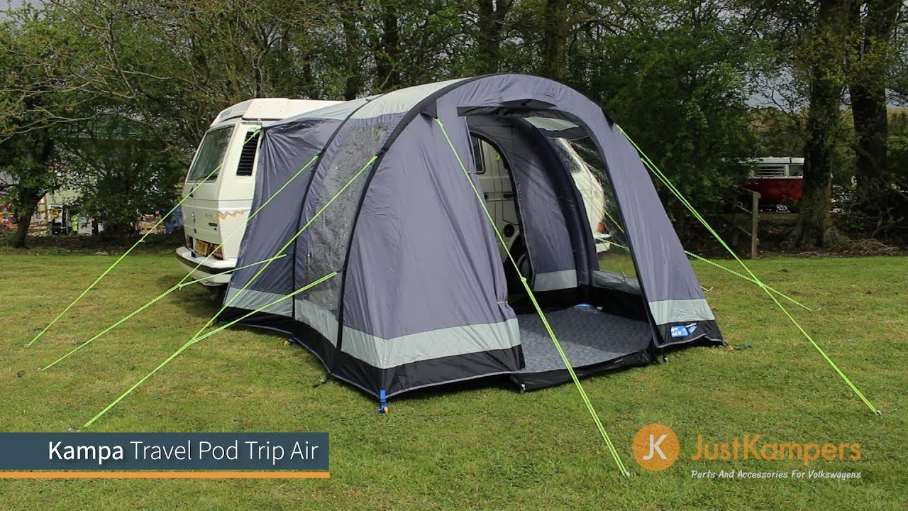 Verbazingwekkend kapok vertaling Kampa Travel Pod Trip Air Driveaway Awning - YouTube