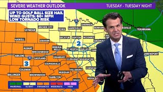 DFW weather: What to expect Monday as storms come through