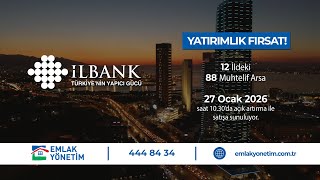 İller Bankasi 12 İlde 88 Muhteli̇f Arsa Müzayedesi̇