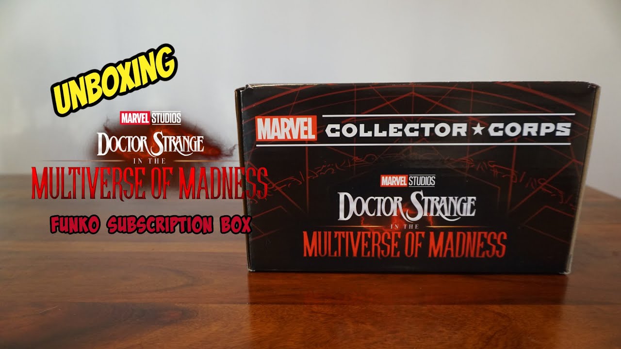  Funko Marvel Collector Corps - Caja de suscripción Doctor  Strange y The Multiverse of Madness, 3XL : Juguetes y Juegos