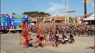 Tari Lalatip Dayak Tahol pertunjukan seni dan budaya irau malinau 2018