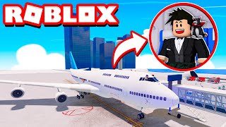 LOKIS ANDOU DE AVIÃO GIGANTE | Roblox - Flight Simulator Keyon Airport screenshot 4