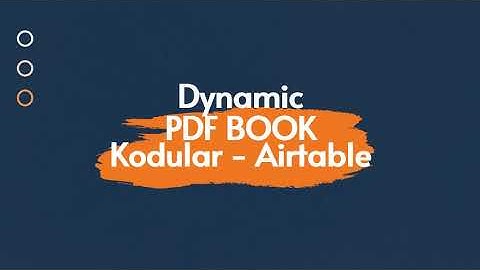 Dynamic ListView PDF BOOK Kodular