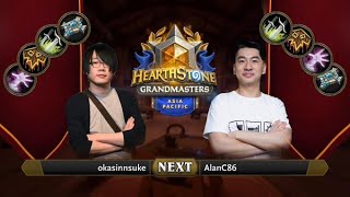 okasinnsuke vs AlanC86 | 2021 Hearthstone Grandmasters Asia-Pacific | Decider | Season 2 | Week 4
