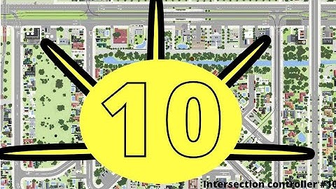 Rating Maps 10! (Intersection controller)