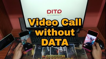 How to Video call DITO to DITO without DATA (DITO ViLTE)