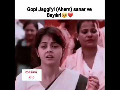 Gopi jaggi'yi ahem sanar ve gopi bayılır😱😟(masum/saathiya)