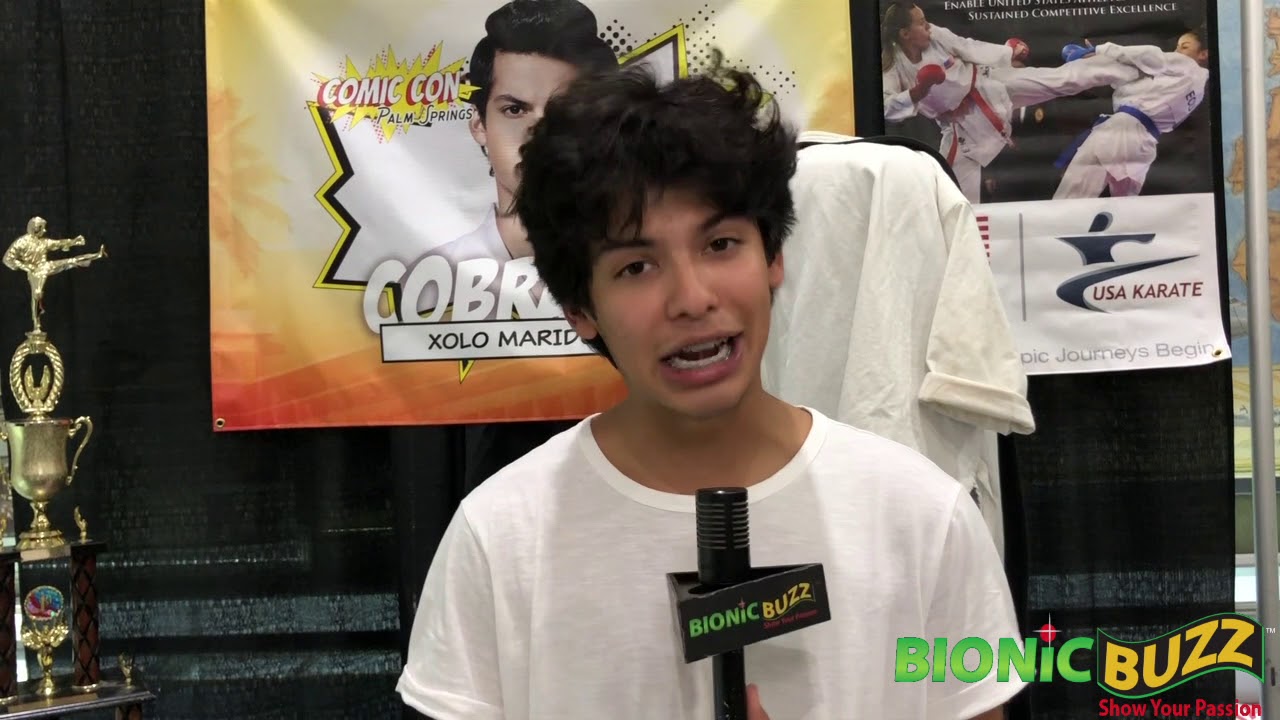 Xolo Maridueña from Cobra Kai Interview at Comic Con Palm Springs