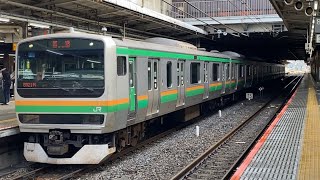 E231系1000番台U67編成8921M新前橋車輪添削　2023.10.15