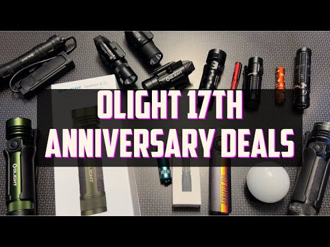 Olight 17th Anniversary Celebration Deals