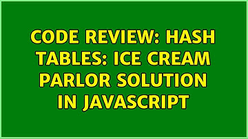 Code Review: Hash Tables: Ice Cream Parlor solution in javascript