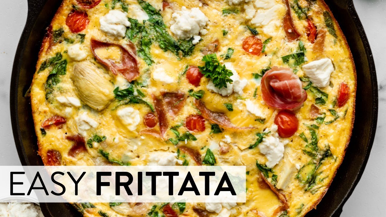 Herby Potato Frittata Recipe (Baked Omelet) - The Mediterranean Dish