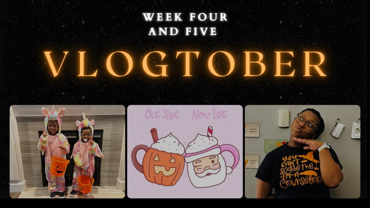 Vlogtober Week 4 & 5| Girl Talk| Chit Chat| Halloween and More! - YouTube