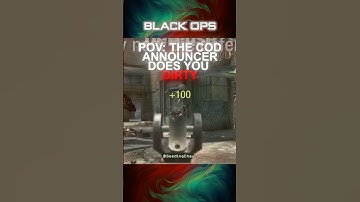 When the CoD announcer does you dirty on Black Ops