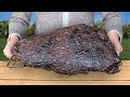 I did the 24 hours smoked pulled beef experiment on the bbq and its not what i expected
