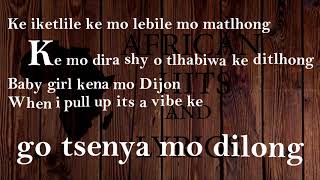 Baxon ft Sasa Klass - Mosoroto (Lyrics Video)