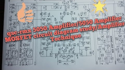 qsc-rmx 5050 Amplifier MOSFET circuit study/(@amplifiertechnique )