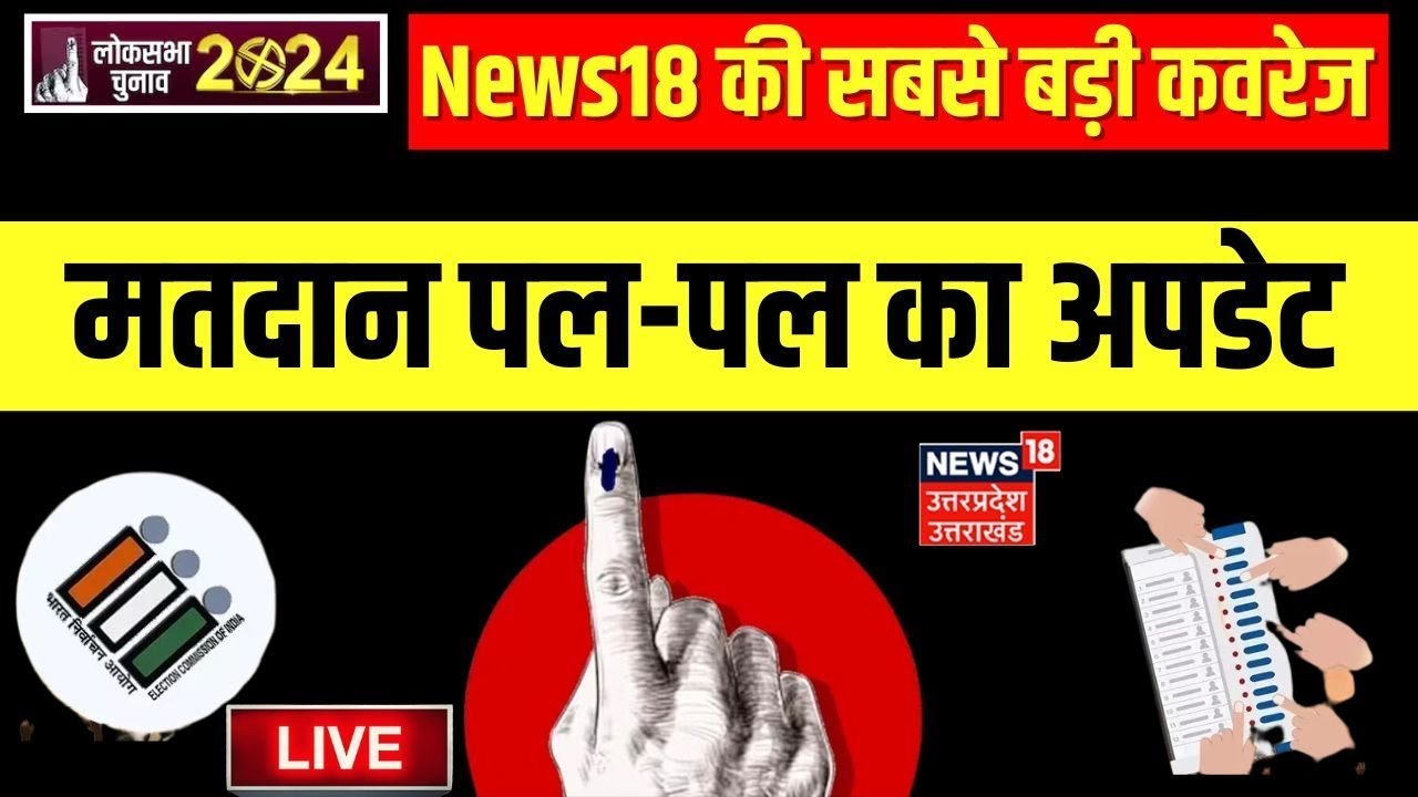 🟢LIVE: Lok Sabha Election 2024 Phase 4 Voting LIVE। UP। Akhilesh ...