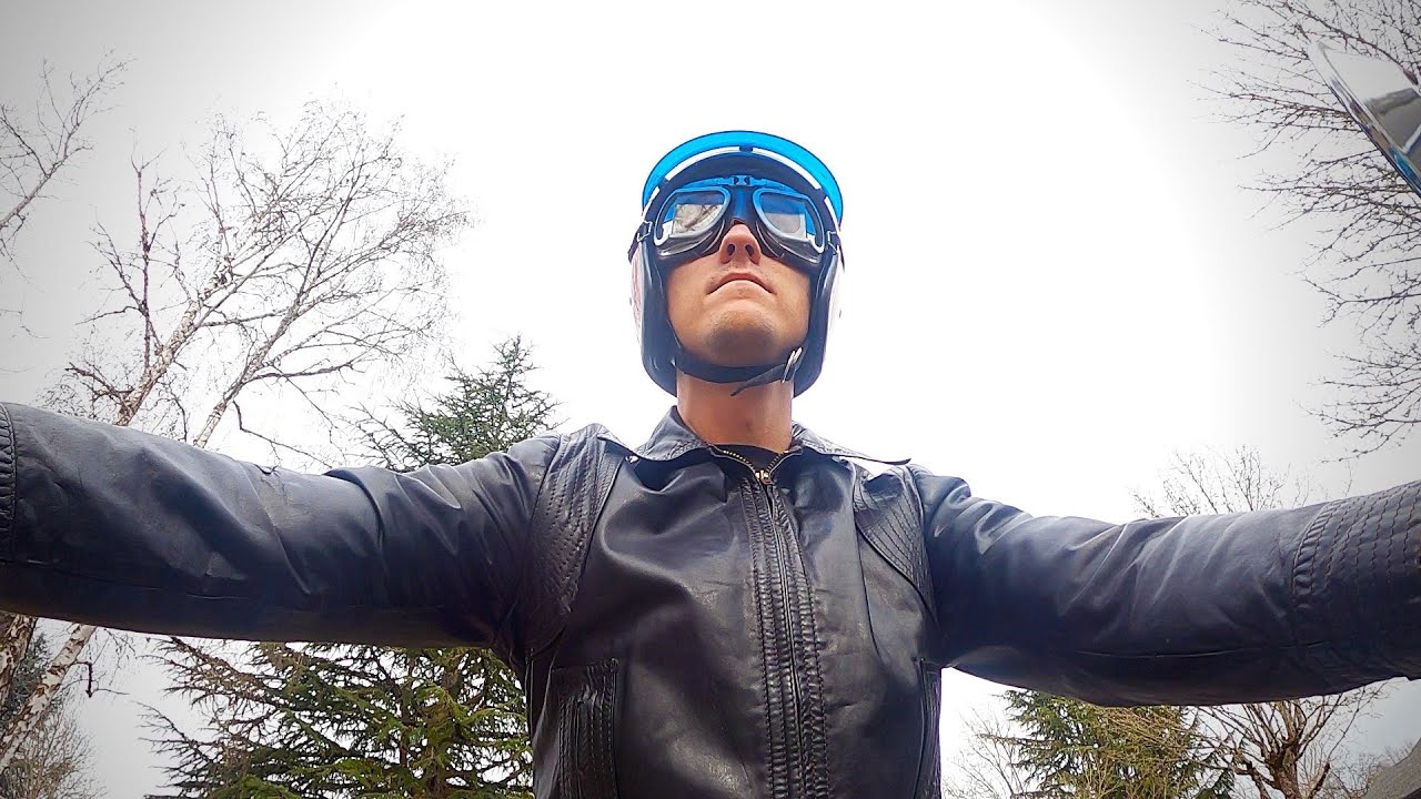 I bought motorcycle gear from the 1960s - YouTube