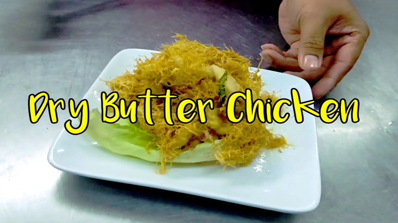 How To Make Egg Floss Butter Chicken Chef Kedai Kopi YouTube