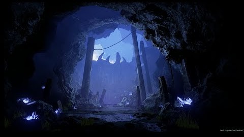 Forgotten Cave - Quick Unreal Engine 4 scene - Timelapse