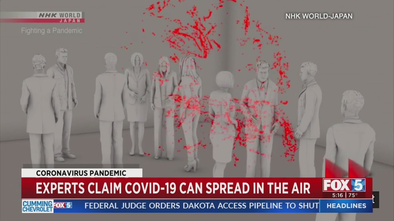 Experts Say COVID-19 Can Spread Easily Through Air