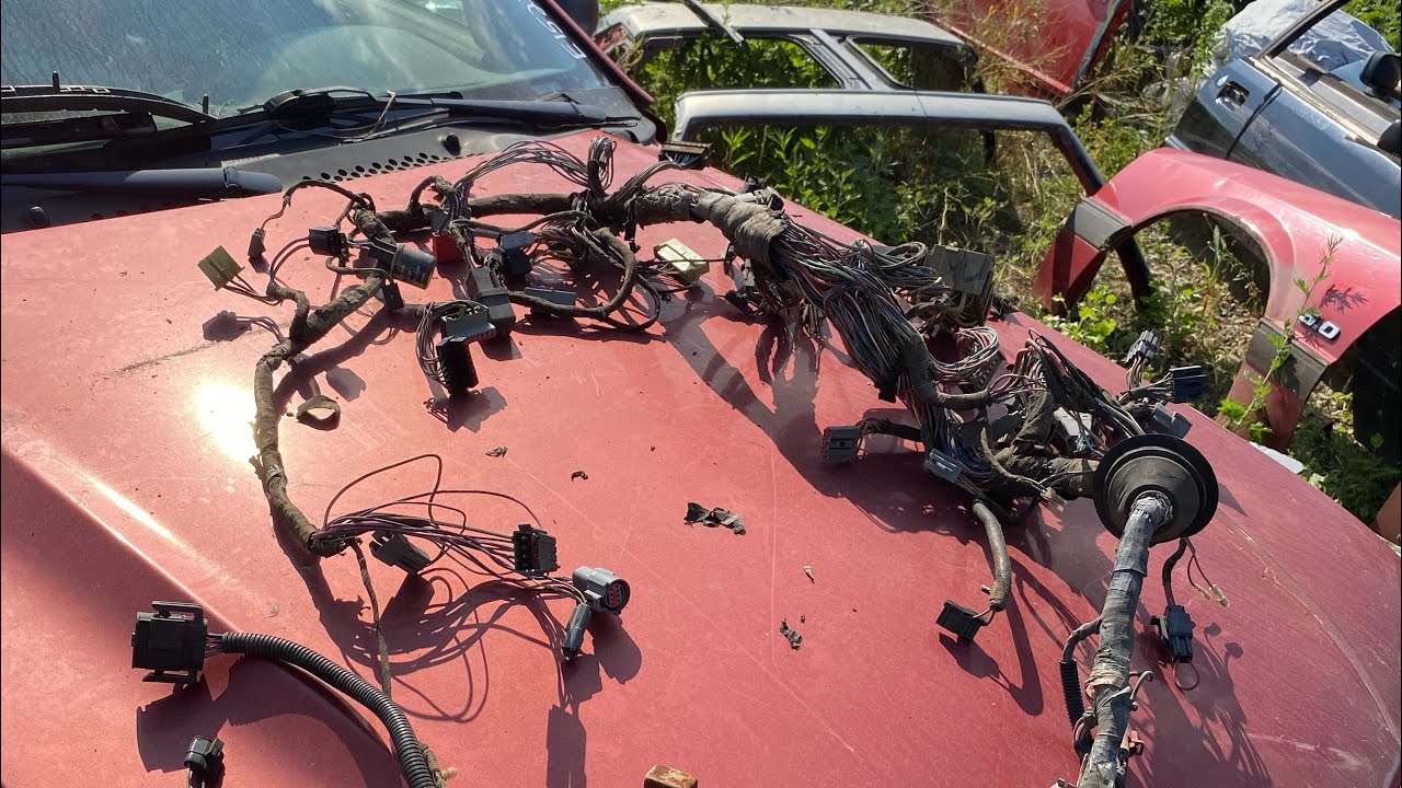 Foxbody Mustang Dashboard Wiring Harness 1993 Ford GT Donor Car Grade A