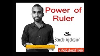 MS office advanced Tutorial | Power of Ruler in MS word | Sample Application screenshot 1