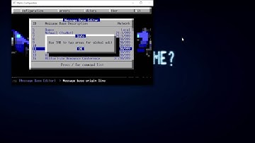 Mystic BBS - Message Base Global Editor
