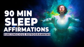 Mindful Presence Affirmations WHILE YOU SLEEP | Reprogram Your Subconscious in 90 Minutes